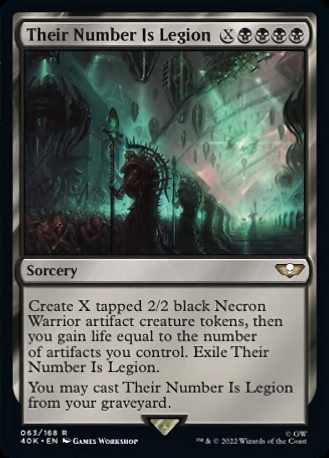 Their Number Is Legion [Warhammer 40,000] - Magic: The Gathering - Card Brawlers | Quebec | Canada |