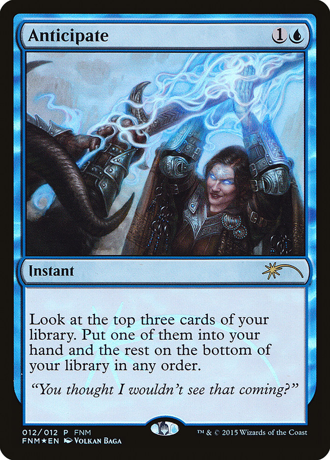 Anticipate [Friday Night Magic 2015] - Magic: The Gathering - Card Brawlers | Quebec | Canada |