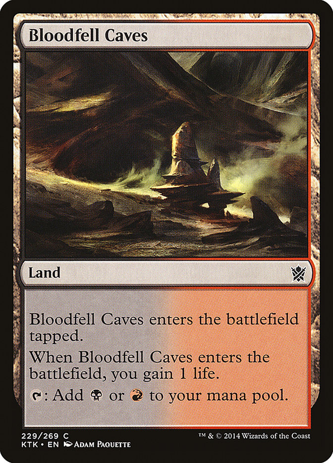 Bloodfell Caves [Khans of Tarkir] - Magic: The Gathering - Card Brawlers | Quebec | Canada |