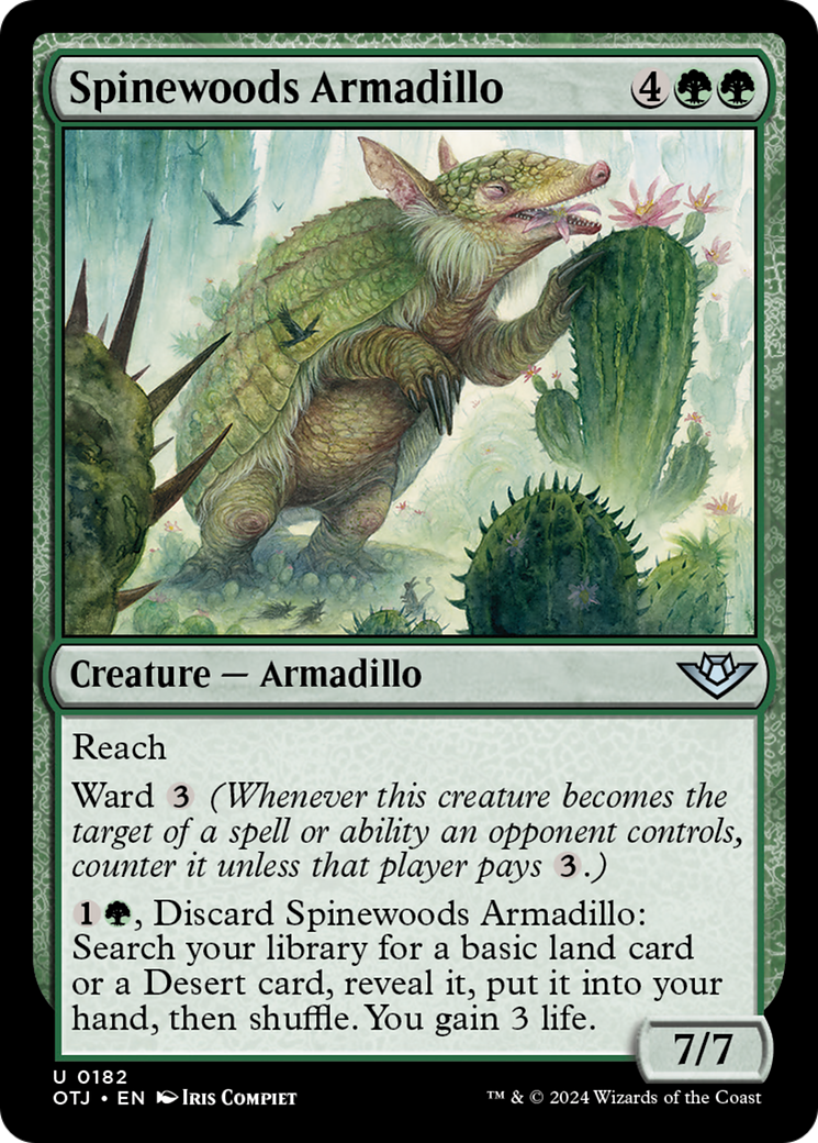 Spinewoods Armadillo [Outlaws of Thunder Junction] - Magic: The Gathering - Card Brawlers | Quebec | Canada |