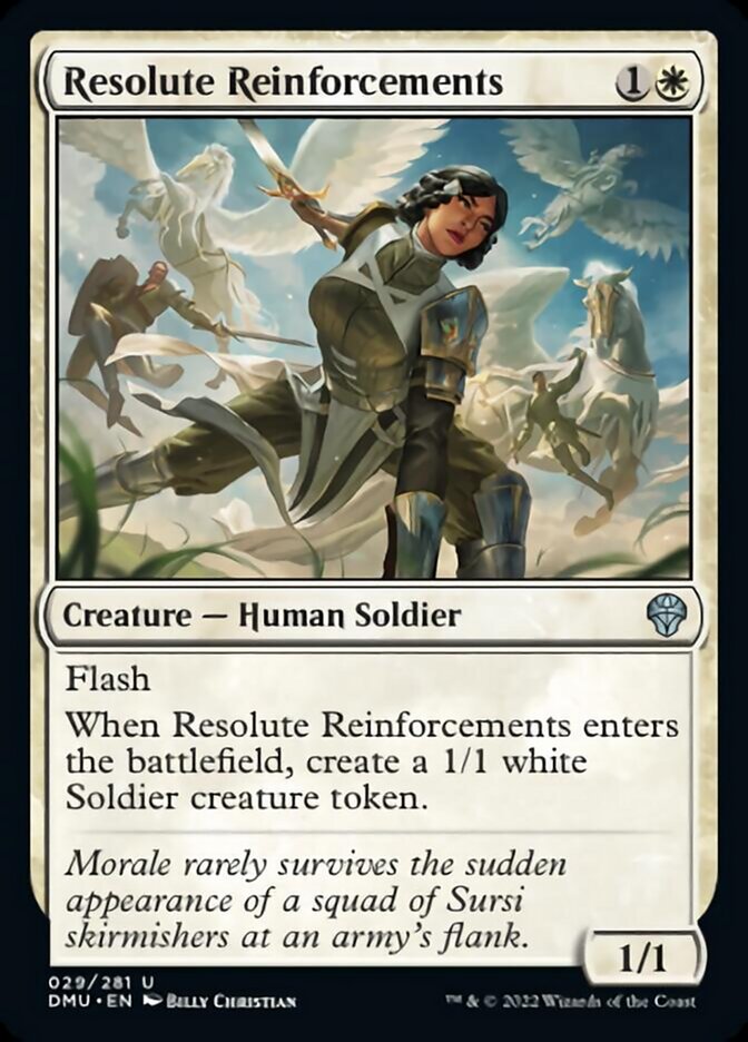 Resolute Reinforcements [Dominaria United] - Magic: The Gathering - Card Brawlers | Quebec | Canada |