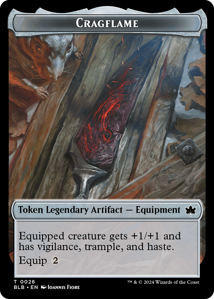 Cragflame Token [Bloomburrow Tokens] - Magic: The Gathering - Card Brawlers | Quebec | Canada |