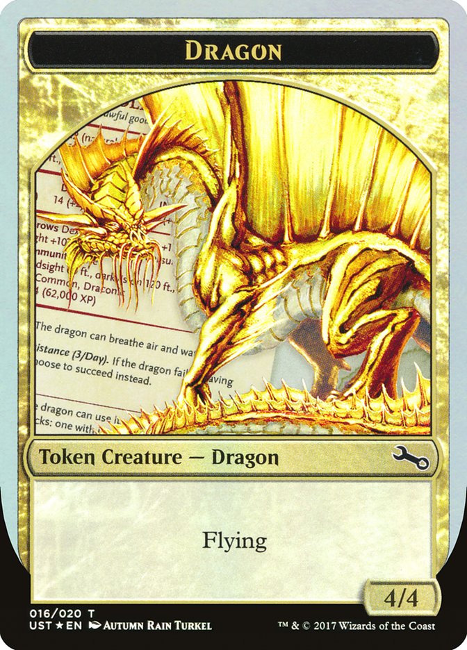 Dragon Token [Unstable Tokens] - Magic: The Gathering - Card Brawlers | Quebec | Canada |