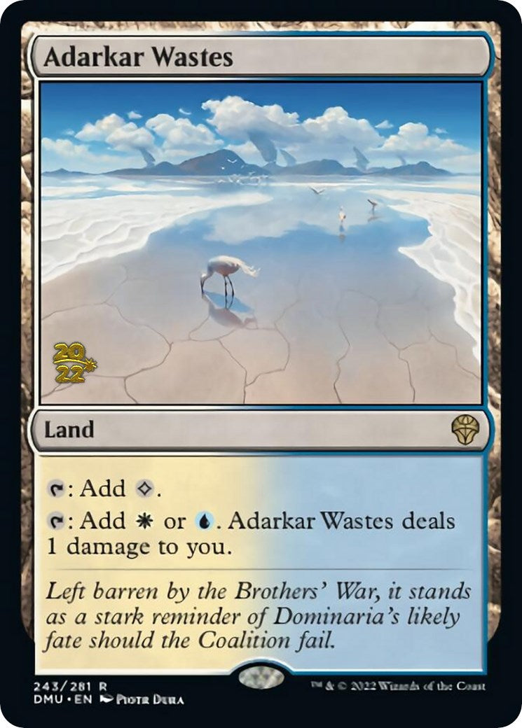 Adarkar Wastes [Dominaria United Prerelease Promos] - Magic: The Gathering - Card Brawlers | Quebec | Canada |