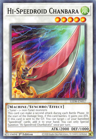 Hi-Speedroid Chanbara [LED8-EN017] Common - Yu-Gi-Oh! - Card Brawlers | Quebec | Canada |