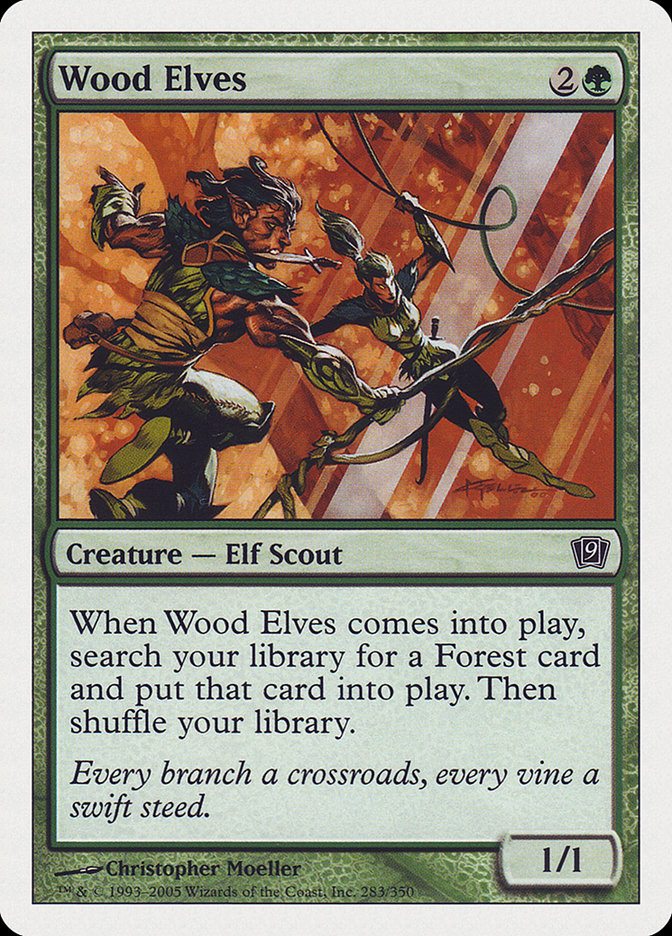 Wood Elves [Ninth Edition] - Magic: The Gathering - Card Brawlers | Quebec | Canada |
