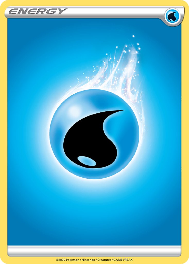 Water Energy [Sword & Shield: Base Set] - Pokémon - Card Brawlers | Quebec | Canada |
