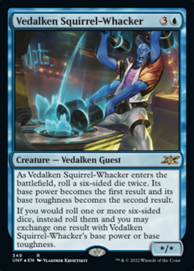 Vedalken Squirrel-Whacker (Galaxy Foil) [Unfinity] - Magic: The Gathering - Card Brawlers | Quebec | Canada |
