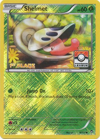 Shelmet (8/111) (League Promo 1st Place) [XY: Furious Fists] - Pokémon - Card Brawlers | Quebec | Canada |