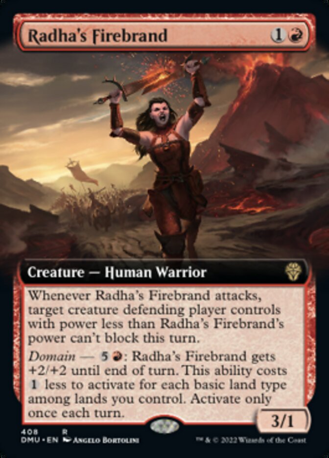 Radha's Firebrand (Extended Art) [Dominaria United] - Magic: The Gathering - Card Brawlers | Quebec | Canada |