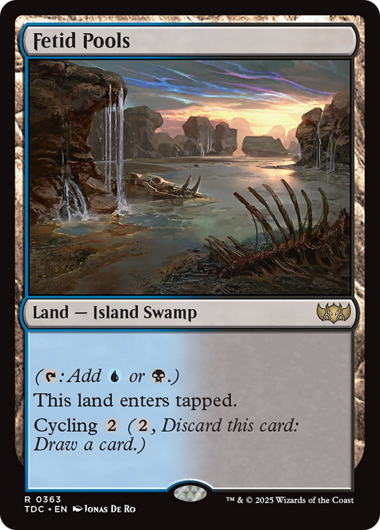 Fetid Pools [Tarkir: Dragonstorm Commander] - Magic: The Gathering - Card Brawlers | Quebec | Canada |