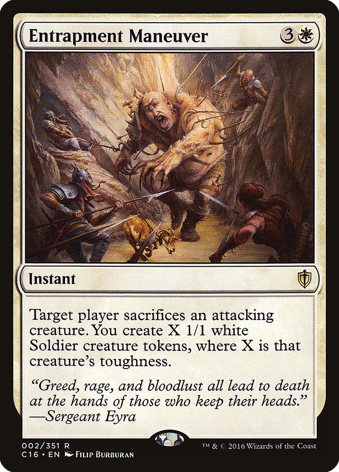 Entrapment Maneuver [Commander 2016] - Magic: The Gathering - Card Brawlers | Quebec | Canada |