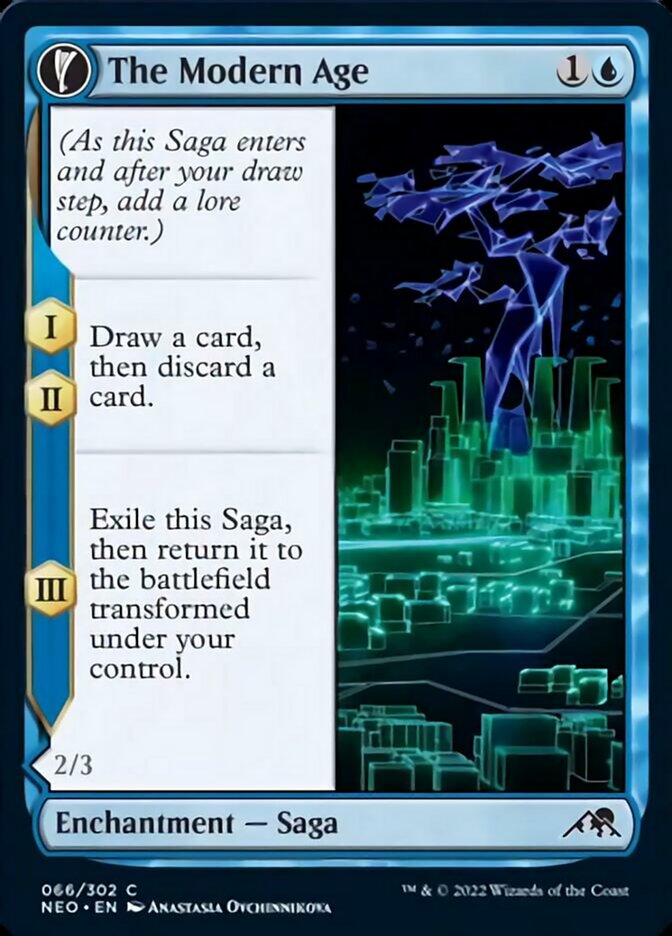 The Modern Age // Vector Glider [Kamigawa: Neon Dynasty] - Magic: The Gathering - Card Brawlers | Quebec | Canada |