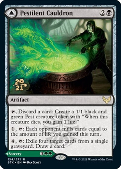 Pestilent Cauldron // Restorative Burst [Strixhaven: School of Mages Prerelease Promos] - Magic: The Gathering - Card Brawlers | Quebec | Canada |