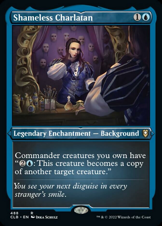 Shameless Charlatan (Foil Etched) [Commander Legends: Battle for Baldur's Gate] - Magic: The Gathering - Card Brawlers | Quebec | Canada |
