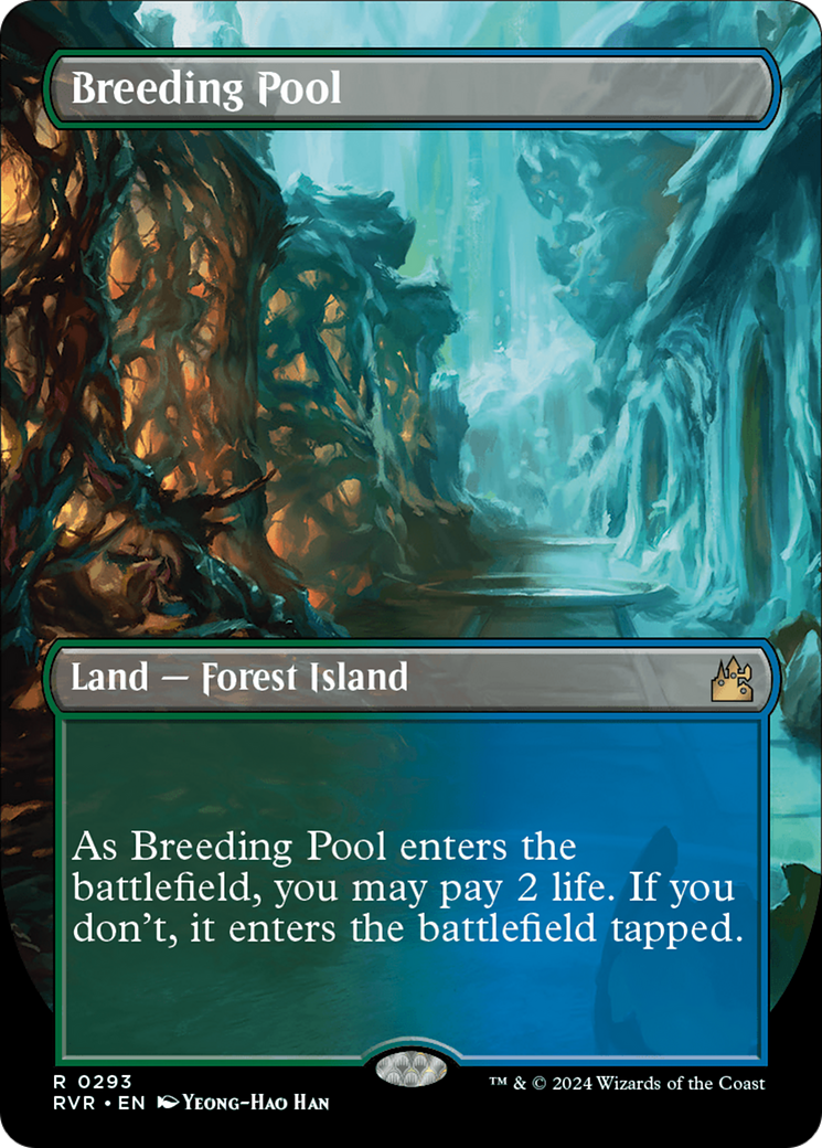Breeding Pool (Borderless) [Ravnica Remastered] - Magic: The Gathering - Card Brawlers | Quebec | Canada |