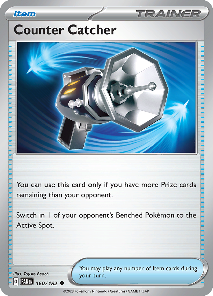 Counter Catcher (160/182) [Scarlet & Violet: Paradox Rift] - Pokémon - Card Brawlers | Quebec | Canada |