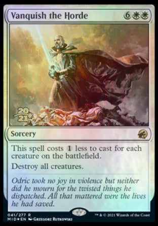 Vanquish the Horde [Innistrad: Midnight Hunt Prerelease Promos] - Magic: The Gathering - Card Brawlers | Quebec | Canada |