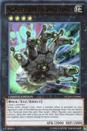 Number 106: Giant Hand [YCSW-EN006] Ultra Rare - Yu-Gi-Oh! - Card Brawlers | Quebec | Canada |
