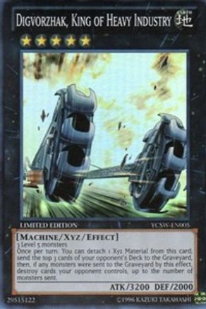 Digvorzhak, King of Heavy Industry [YCSW-EN005] Super Rare - Yu-Gi-Oh! - Card Brawlers | Quebec | Canada |