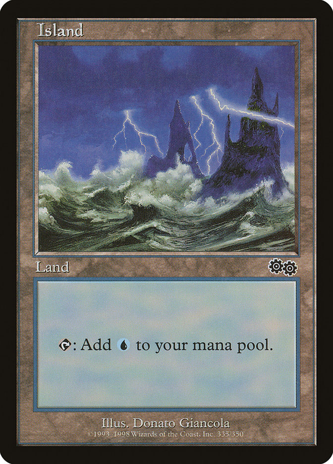 Island (335) [Urza's Saga] - Magic: The Gathering - Card Brawlers | Quebec | Canada |