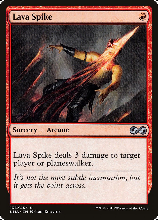 Lava Spike [Ultimate Masters] - Magic: The Gathering - Card Brawlers | Quebec | Canada |