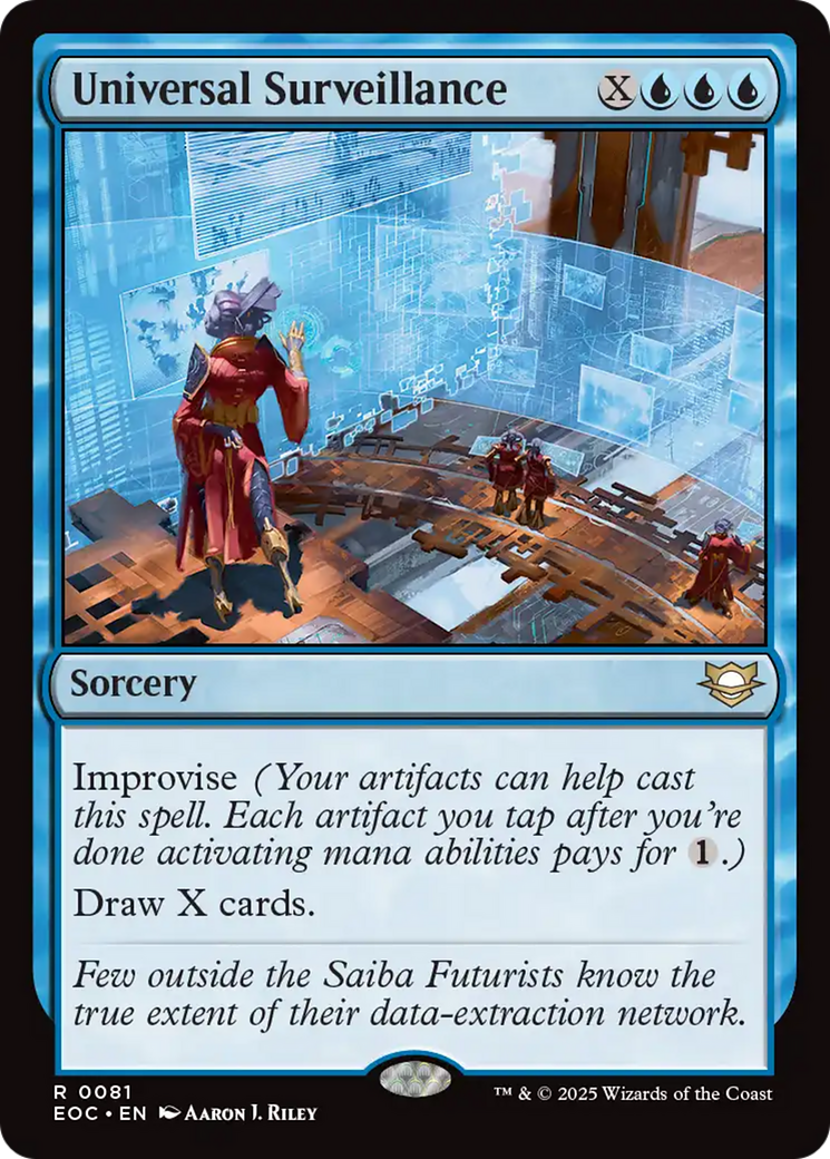 Universal Surveillance [Edge of Eternities Commander] - Magic: The Gathering - Card Brawlers | Quebec | Canada |