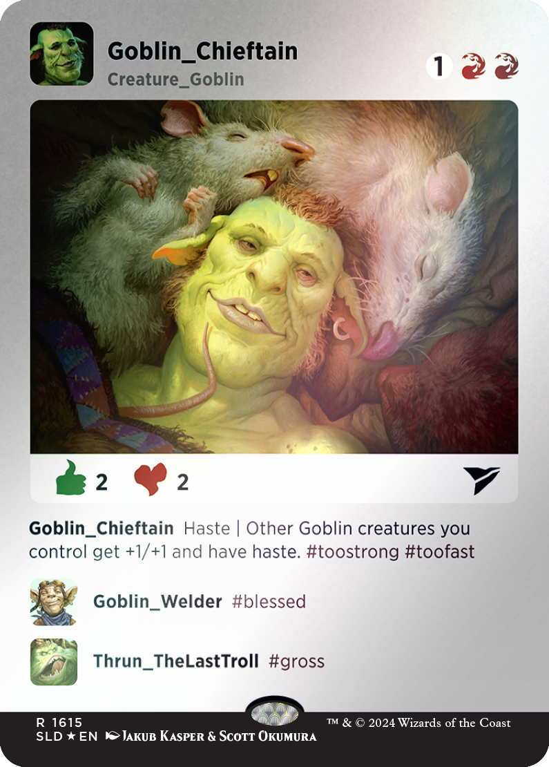 Goblin Chieftain (Rainbow Foil) [Secret Lair Drop Series] - Magic: The Gathering - Card Brawlers | Quebec | Canada |