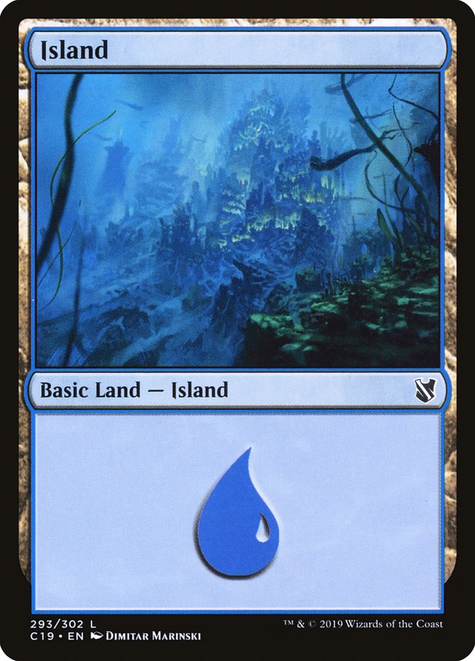 Island (293) [Commander 2019] - Magic: The Gathering - Card Brawlers | Quebec | Canada |
