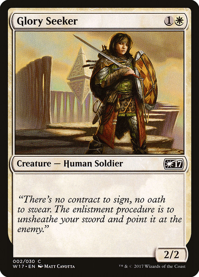 Glory Seeker [Welcome Deck 2017] - Magic: The Gathering - Card Brawlers | Quebec | Canada |