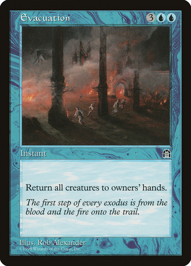 Evacuation [Stronghold] - Magic: The Gathering - Card Brawlers | Quebec | Canada |