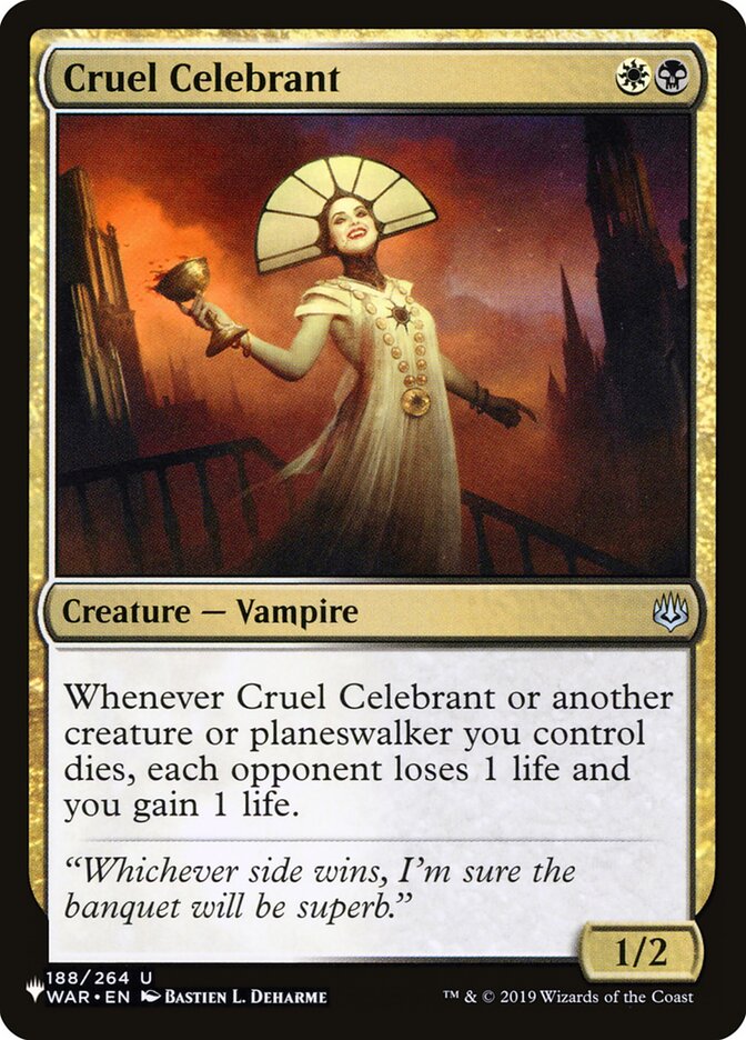Cruel Celebrant [The List] - Magic: The Gathering - Card Brawlers | Quebec | Canada |