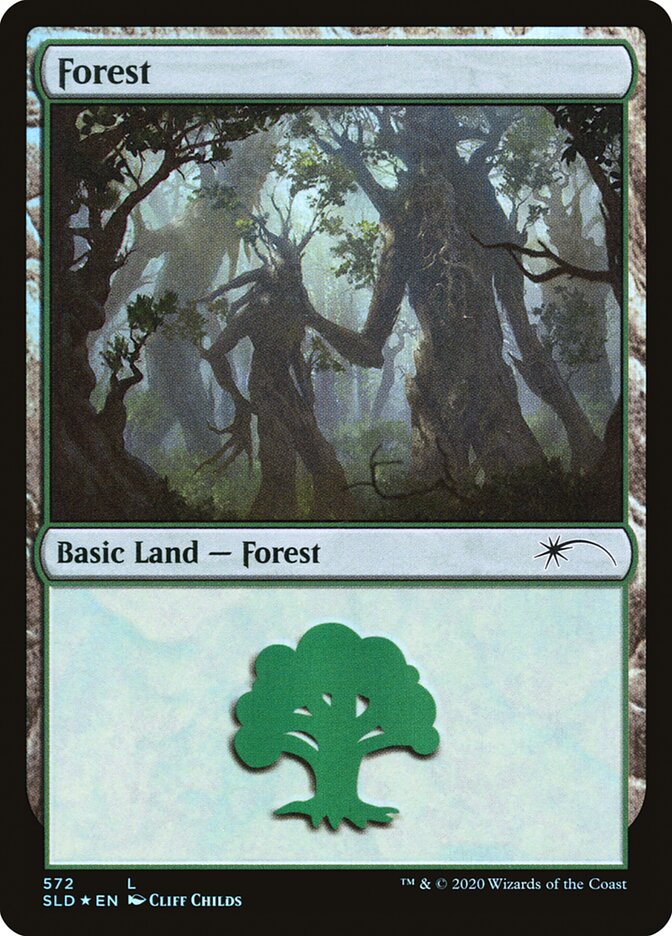 Forest (Tree Hugging) (572) [Secret Lair Drop Promos] - Magic: The Gathering - Card Brawlers | Quebec | Canada |