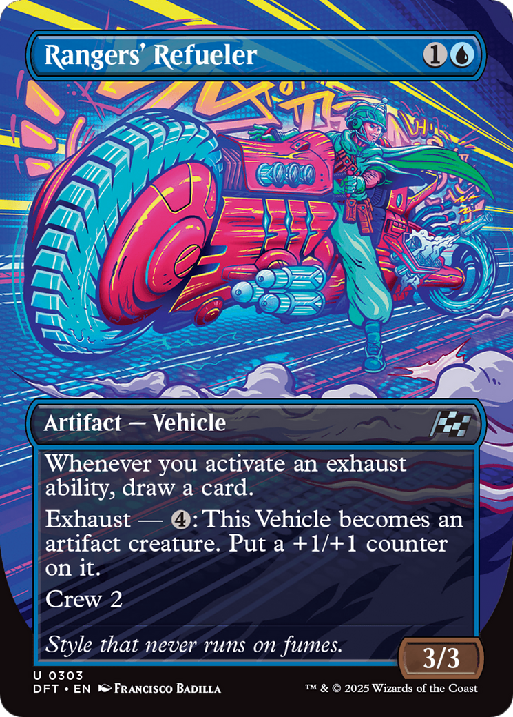Rangers' Refueler (Borderless) [Aetherdrift] - Magic: The Gathering - Card Brawlers | Quebec | Canada |