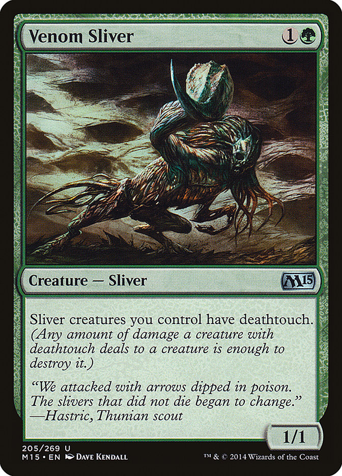 Venom Sliver [Magic 2015] - Magic: The Gathering - Card Brawlers | Quebec | Canada |