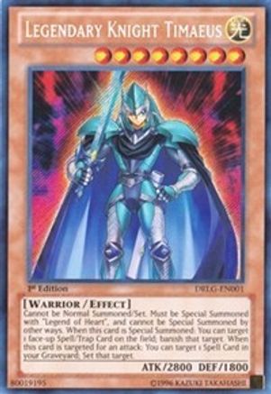 Legendary Knight Timaeus [DRLG-EN001] Secret Rare