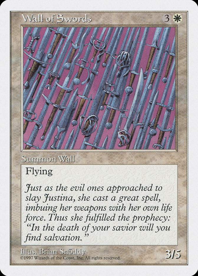 Wall of Swords [Fifth Edition] - Magic: The Gathering - Card Brawlers | Quebec | Canada |