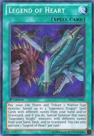 Legend of Heart [DRLG-EN006] Secret Rare - Yu-Gi-Oh! - Card Brawlers | Quebec | Canada |
