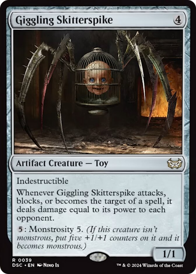 Giggling Skitterspike [Duskmourn: House of Horror Commander] - Magic: The Gathering - Card Brawlers | Quebec | Canada |