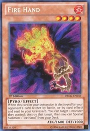 Fire Hand [DRLG-EN046] Secret Rare - Yu-Gi-Oh! - Card Brawlers | Quebec | Canada |