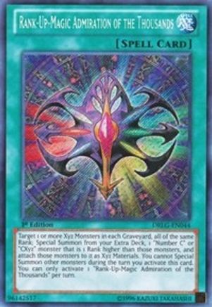 Rank-Up-Magic Admiration of the Thousands [DRLG-EN044] Secret Rare - Yu-Gi-Oh! - Card Brawlers | Quebec | Canada |