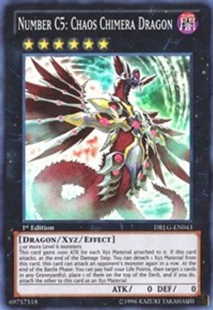 Number C5: Chaos Chimera Dragon [DRLG-EN043] Super Rare - Yu-Gi-Oh! - Card Brawlers | Quebec | Canada |