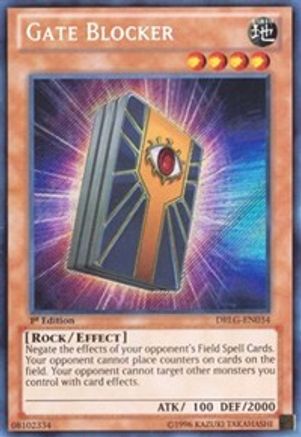 Gate Blocker [DRLG-EN034] Secret Rare - Yu-Gi-Oh! - Card Brawlers | Quebec | Canada |