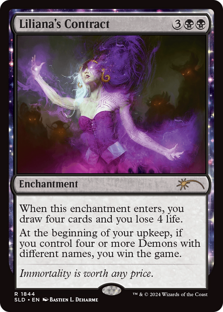 Liliana's Contract (1844) [Secret Lair Drop Series] - Magic: The Gathering - Card Brawlers | Quebec | Canada |
