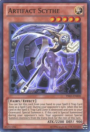 Artifact Scythe [PRIO-EN000] Super Rare - Yu-Gi-Oh! - Card Brawlers | Quebec | Canada |