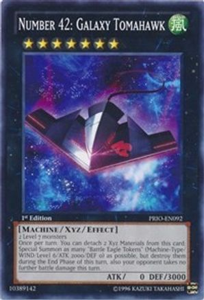 Number 42: Galaxy Tomahawk [PRIO-EN092] Common - Yu-Gi-Oh! - Card Brawlers | Quebec | Canada |