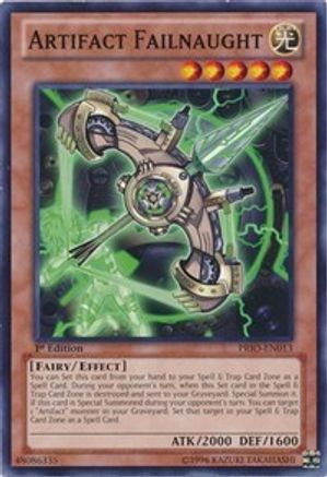 Artifact Failnaught [PRIO-EN013] Common - Yu-Gi-Oh! - Card Brawlers | Quebec | Canada |