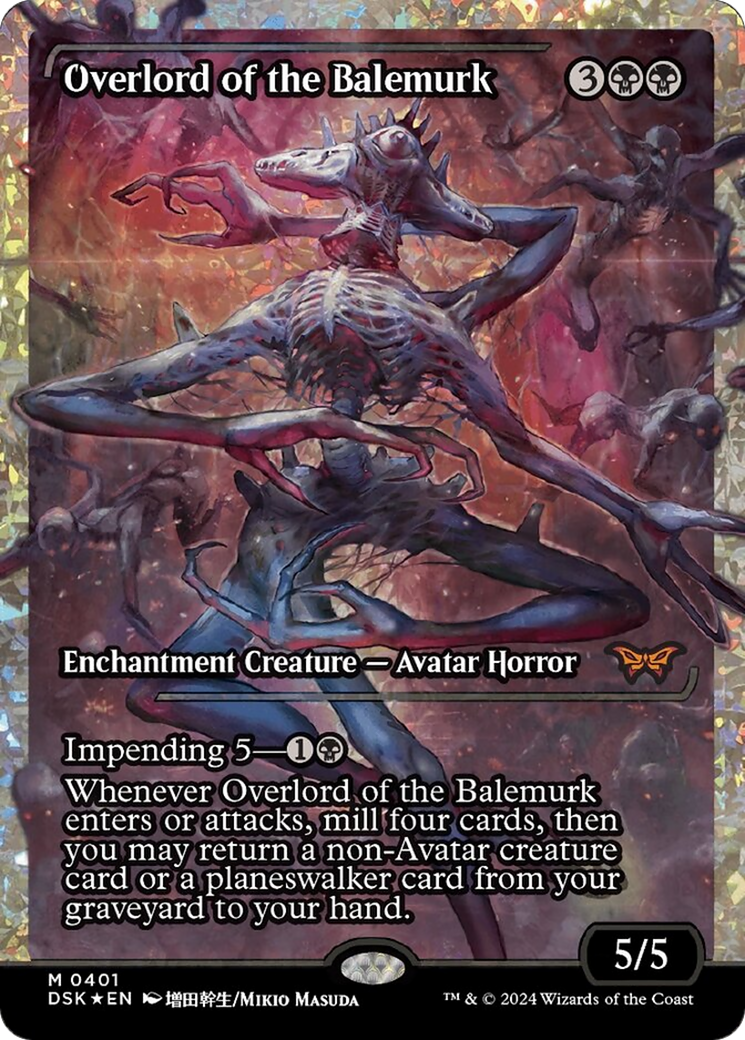 Overlord of the Balemurk (Japan Showcase Fracture Foil) [Duskmourn: House of Horror] - Magic: The Gathering - Card Brawlers | Quebec | Canada |