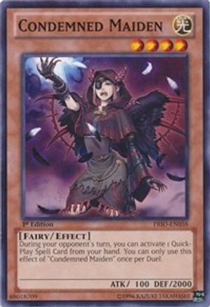 Condemned Maiden [PRIO-EN038] Common - Yu-Gi-Oh! - Card Brawlers | Quebec | Canada |