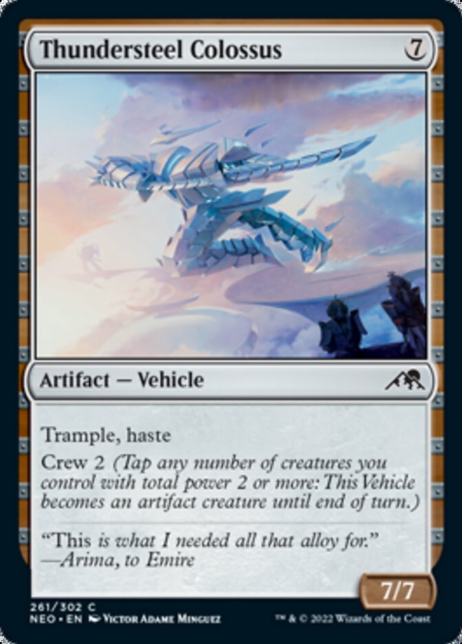 Thundersteel Colossus [Kamigawa: Neon Dynasty] - Magic: The Gathering - Card Brawlers | Quebec | Canada |